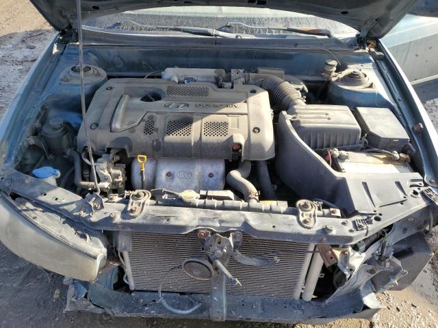 KMHDN45D23U582715 - 2003 HYUNDAI ELANTRA GLS BLUE photo 11