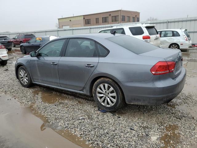 1VWAT7A30FC017222 - 2015 VOLKSWAGEN PASSAT S GRAY photo 2