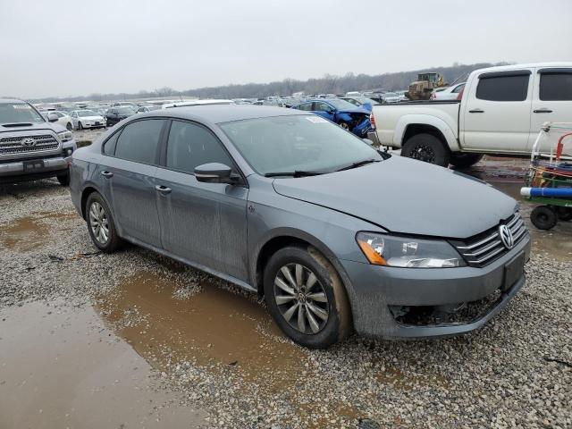 1VWAT7A30FC017222 - 2015 VOLKSWAGEN PASSAT S GRAY photo 4