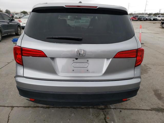 5FNYF6H74HB012381 - 2017 HONDA PILOT EXLN SILVER photo 6