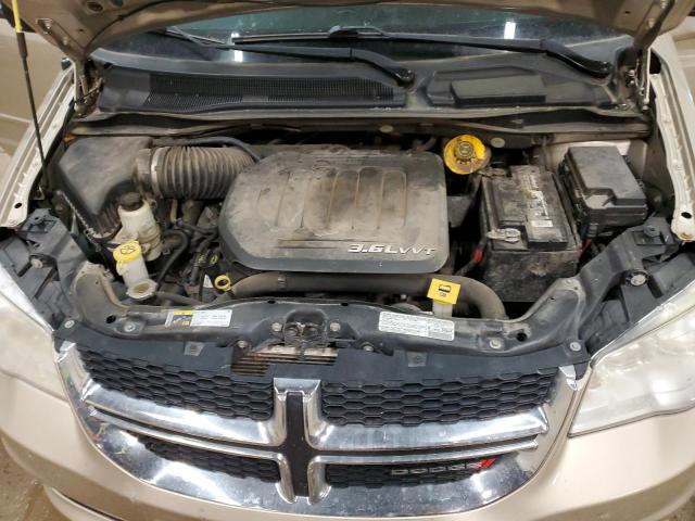 2C4RDGBG9DR765685 - 2013 DODGE GRAND CARA SE TAN photo 12