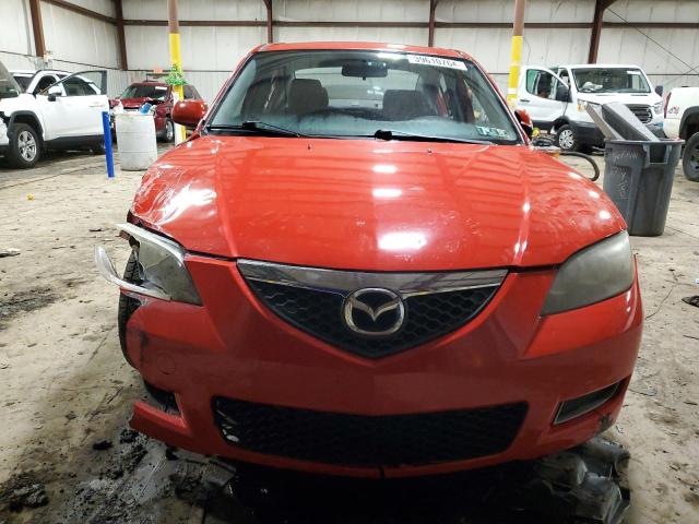 JM1BK32GX81837004 - 2008 MAZDA 3 I RED photo 5