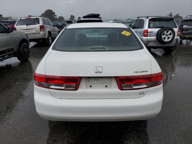 JHMCM56344C012302 - 2004 HONDA ACCORD LX WHITE photo 6