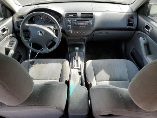 2HGES16513H504714 - 2003 HONDA CIVIC LX BLUE photo 8