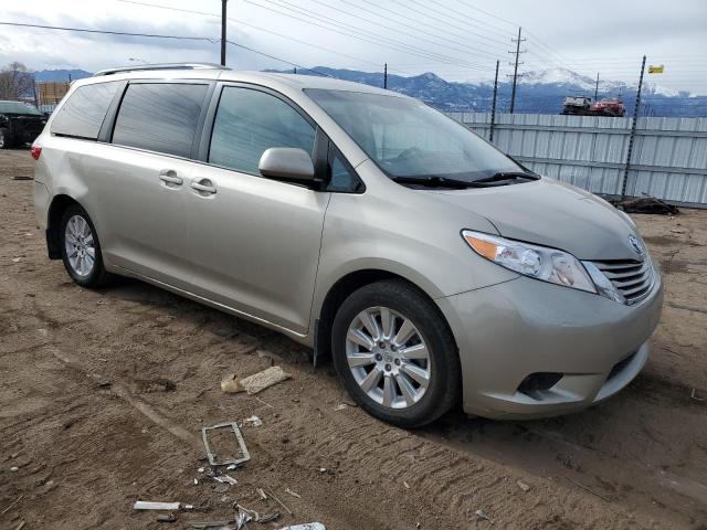 5TDJK3DC3FS124144 - 2015 TOYOTA SIENNA LE GOLD photo 4