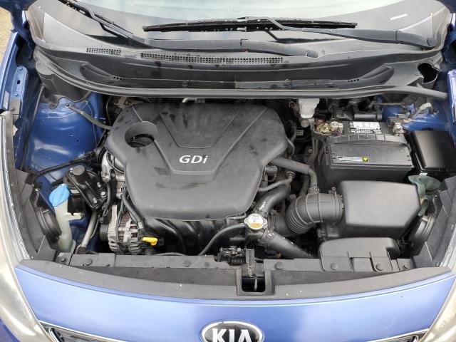 KNADN5A31D6147226 - 2013 KIA RIO EX BLUE photo 11