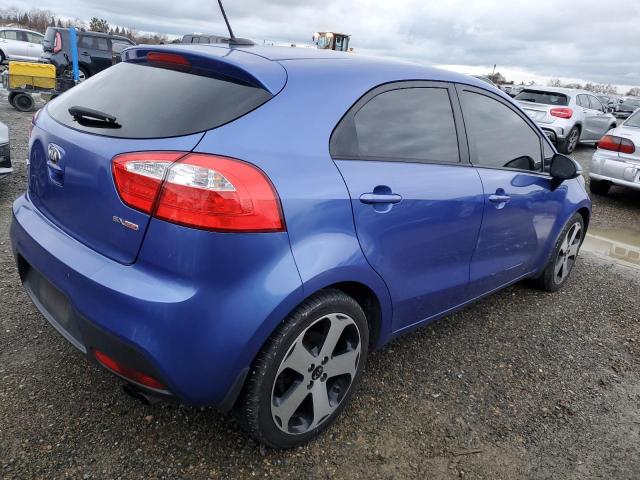 KNADN5A31D6147226 - 2013 KIA RIO EX BLUE photo 3