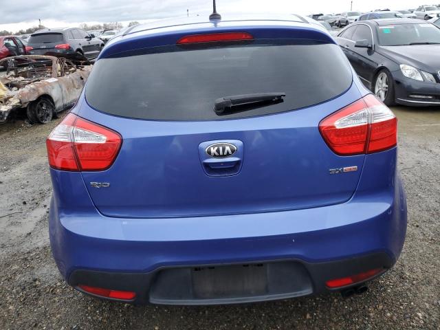 KNADN5A31D6147226 - 2013 KIA RIO EX BLUE photo 6