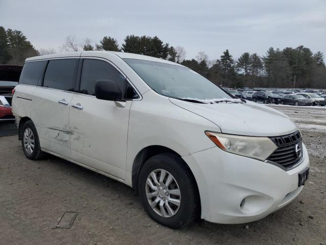 JN8AE2KP8B9008281 - 2011 NISSAN QUEST S WHITE photo 4