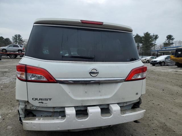 JN8AE2KP8B9008281 - 2011 NISSAN QUEST S WHITE photo 6