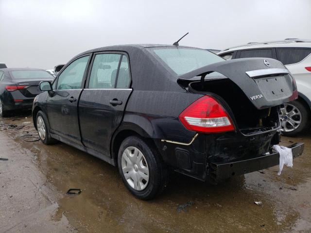 3N1BC11E37L403065 - 2007 NISSAN VERSA S BLACK photo 2