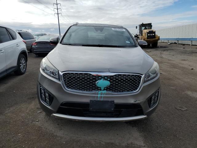 5XYPK4A18GG001005 - 2016 KIA SORENTO SX GRAY photo 5