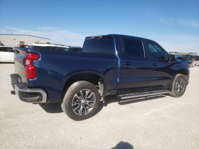 3GCPACED2NG653649 - 2022 CHEVROLET SILVERADO C1500 LT BLUE photo 3