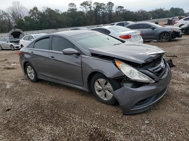 5NPEB4AC2EH812992 - 2014 HYUNDAI SONATA GLS GRAY photo 4