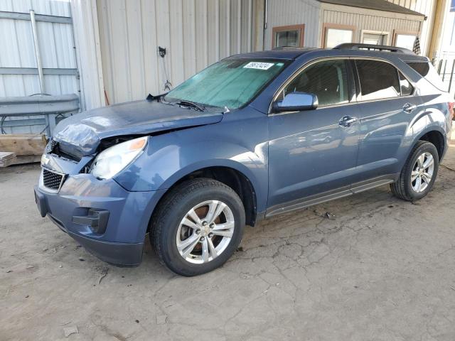 2GNALDEKXC6147071 - 2012 CHEVROLET EQUINOX LT BLUE photo 1