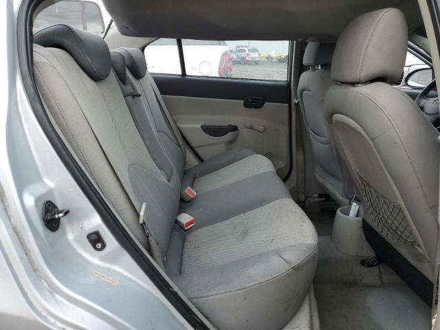 KMHCN46C07U119608 - 2007 HYUNDAI ACCENT GLS SILVER photo 10