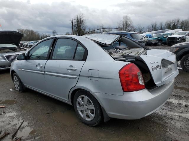 KMHCN46C07U119608 - 2007 HYUNDAI ACCENT GLS SILVER photo 2