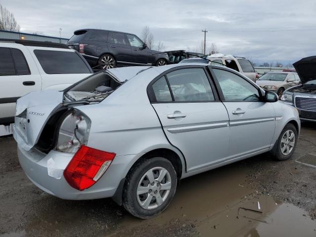 KMHCN46C07U119608 - 2007 HYUNDAI ACCENT GLS SILVER photo 3