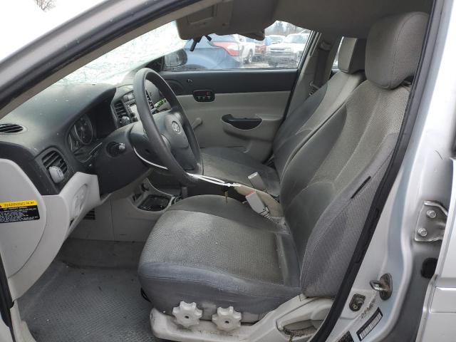 KMHCN46C07U119608 - 2007 HYUNDAI ACCENT GLS SILVER photo 7