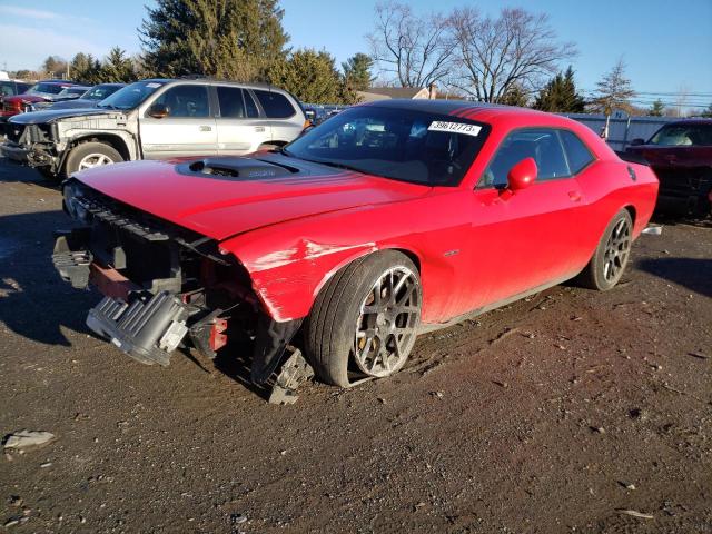 2C3CDZBT0FH900600 - 2015 DODGE CHALLENGER SXT PLUS RED photo 1