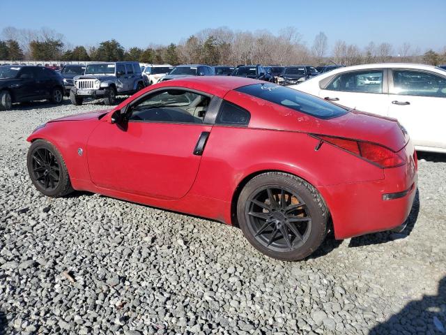 JN1AZ34E75M651520 - 2005 NISSAN 350Z COUPE RED photo 2