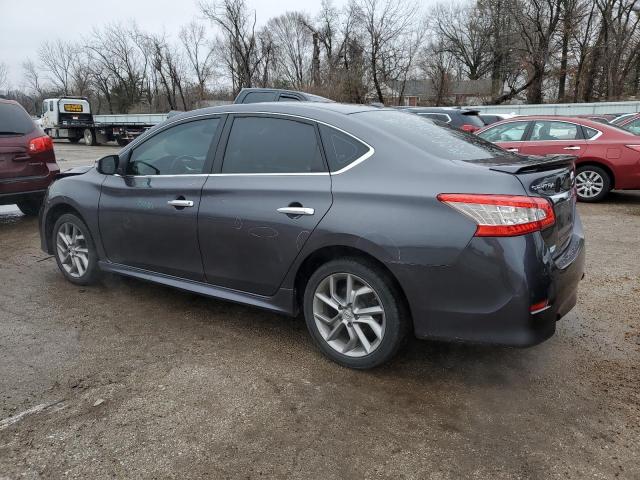 3N1AB7AP3FY384103 - 2015 NISSAN SENTRA S GRAY photo 2