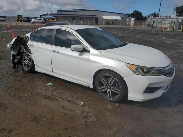 1HGCR2F57GA017806 - 2016 HONDA ACCORD SPORT WHITE photo 4