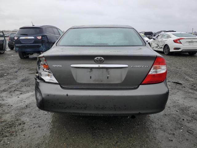 4T1BE32K64U864118 - 2004 TOYOTA CAMRY LE GRAY photo 6