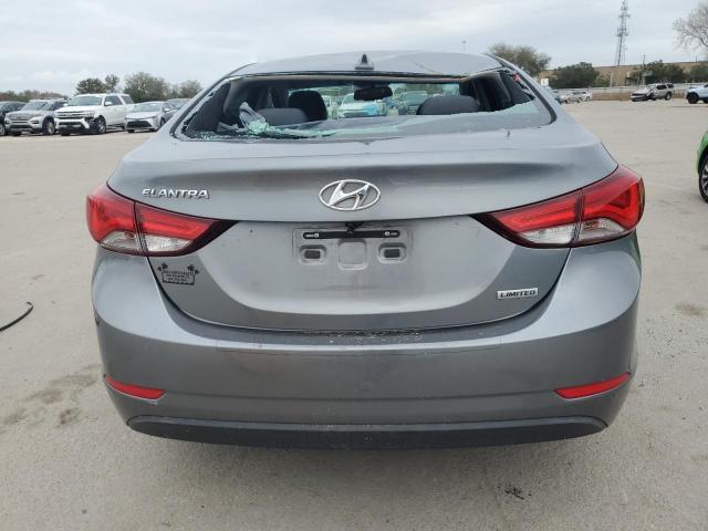 KMHDH4AE7GU620998 - 2016 HYUNDAI ELANTRA SE GRAY photo 6