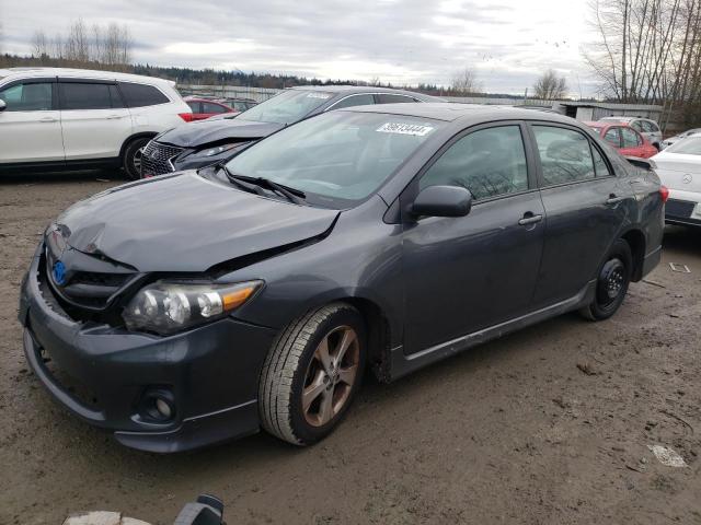 2T1BU4EEXBC736736 - 2011 TOYOTA COROLLA BASE GRAY photo 1