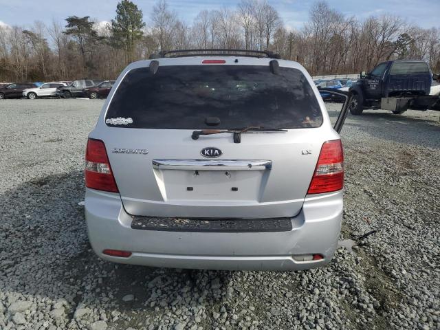 KNDJC736675683338 - 2007 KIA SORENTO EX SILVER photo 6