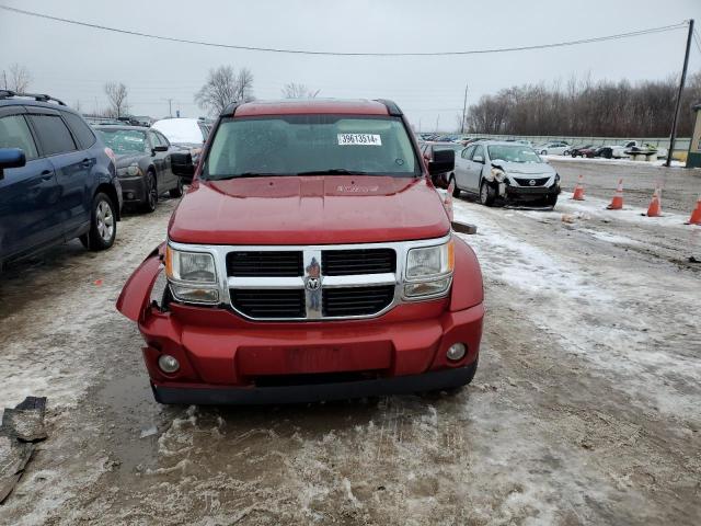 1D8GU58K97W602510 - 2007 DODGE NITRO SLT MAROON photo 5