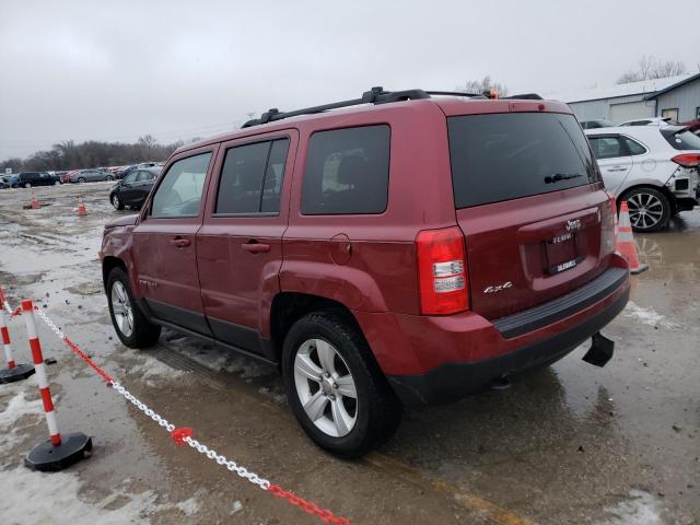 1C4NJRFB7ED658785 - 2014 JEEP PATRIOT LATITUDE RED photo 2