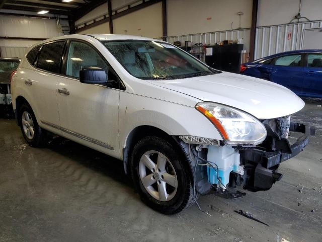 JN8AS5MT2CW291803 - 2012 NISSAN ROGUE S WHITE photo 4