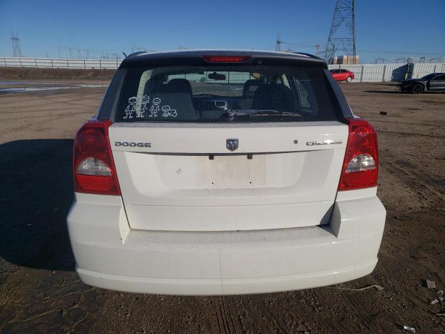 1B3HB28A79D161426 - 2009 DODGE CALIBER SE WHITE photo 6