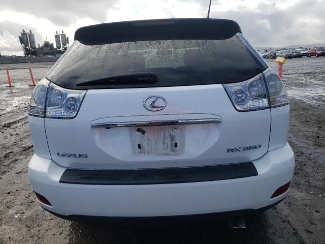 2T2GK31U78C056333 - 2008 LEXUS RX 350 WHITE photo 6