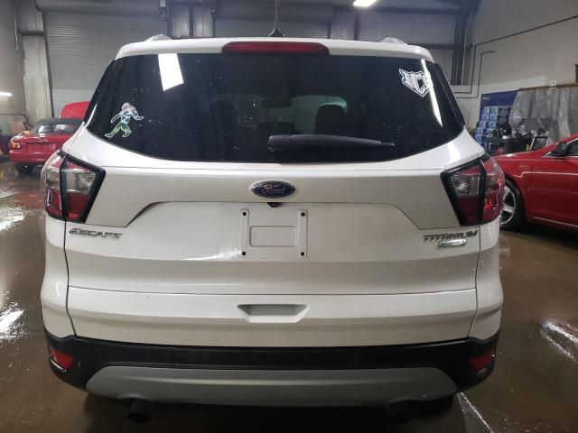 1FMCU0J90JUA07616 - 2018 FORD ESCAPE TITANIUM WHITE photo 6