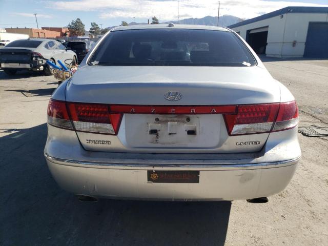 KMHFC46F48A274811 - 2008 HYUNDAI AZERA SE SILVER photo 6