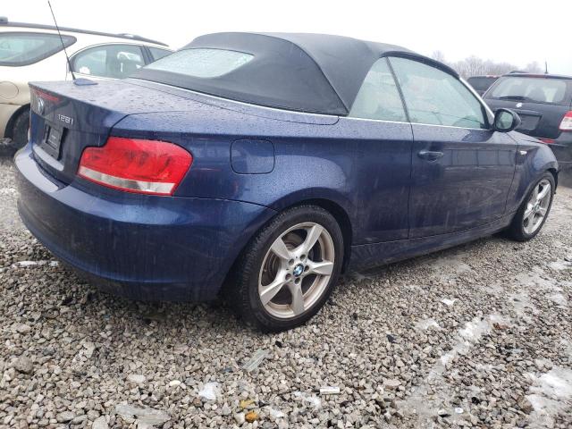 WBAUL7C53DVU09835 - 2013 BMW 128 I BLUE photo 3