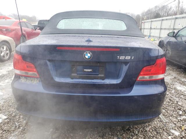 WBAUL7C53DVU09835 - 2013 BMW 128 I BLUE photo 6