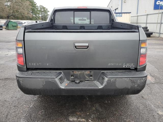 2HJYK165X7H541385 - 2007 HONDA RIDGELINE RTL GRAY photo 6