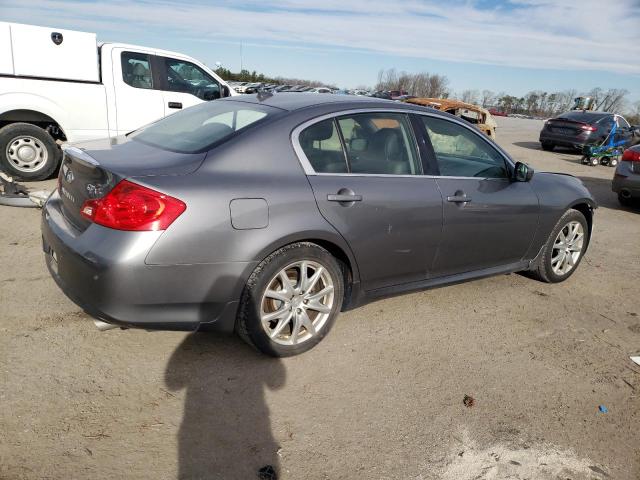 JN1CV6AR6AM461683 - 2010 INFINITI G37 GRAY photo 3