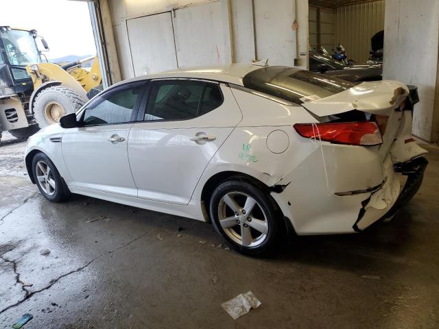 5XXGM4A75EG286259 - 2014 KIA OPTIMA LX WHITE photo 2