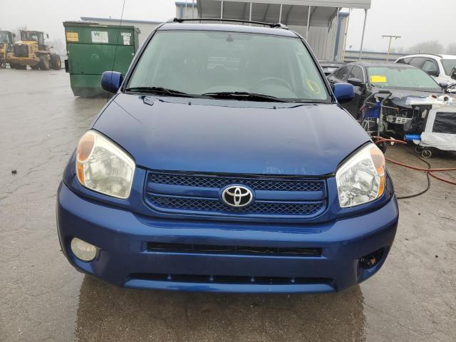 JTEHD20V856030233 - 2005 TOYOTA RAV4 BLUE photo 5