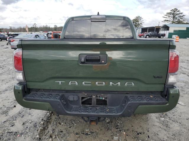 3TMAZ5CN5MM140529 - 2021 TOYOTA TACOMA DOUBLE CAB GREEN photo 6