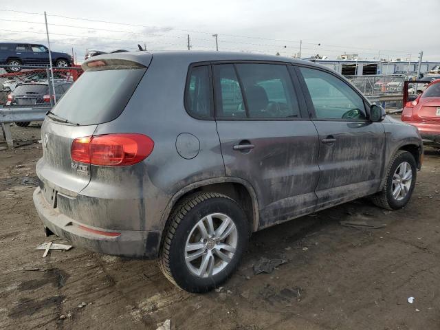 WVGBV7AX3DW009823 - 2013 VOLKSWAGEN TIGUAN S GRAY photo 3