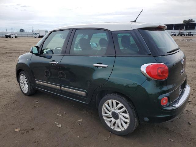 ZFBCFACH1EZ007385 - 2014 FIAT 500L LOUNGE GREEN photo 2