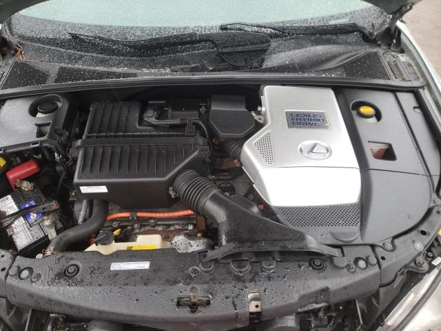 JTJHW31U082057770 - 2008 LEXUS RX 400H SILVER photo 12