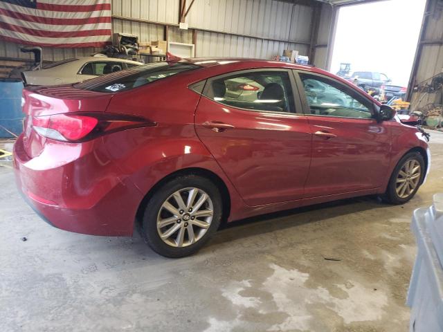 5NPDH4AE7EH474520 - 2014 HYUNDAI ELANTRA SE BURGUNDY photo 3