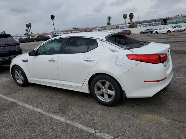 5XXGM4A79FG433197 - 2015 KIA OPTIMA LX WHITE photo 2